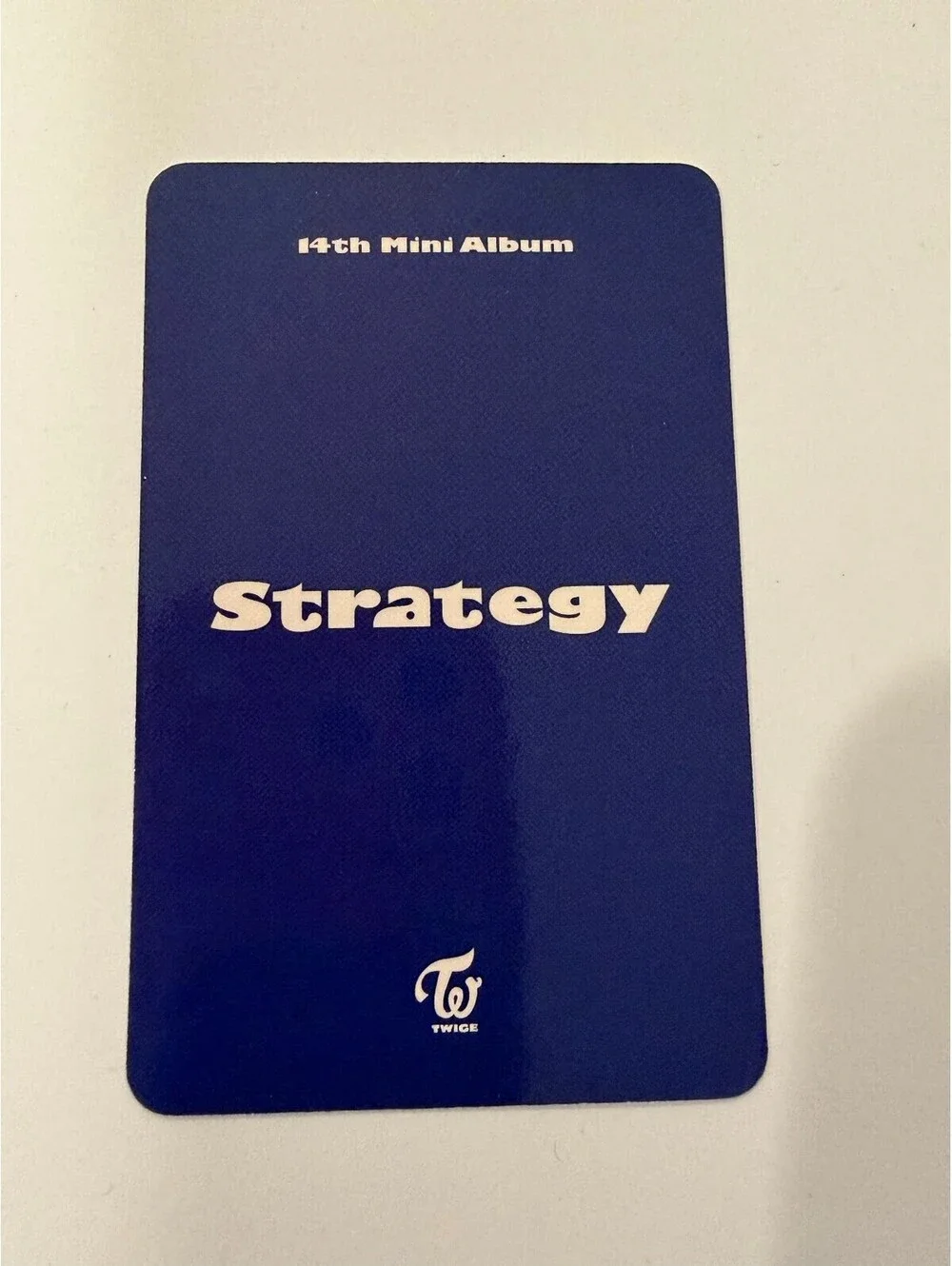 Twice Sana STRATEGY Digipack Preorder Photocard